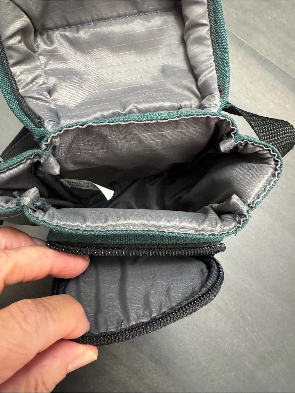 Promaster Camera Bag Green model 710HG Pockets Secure closure